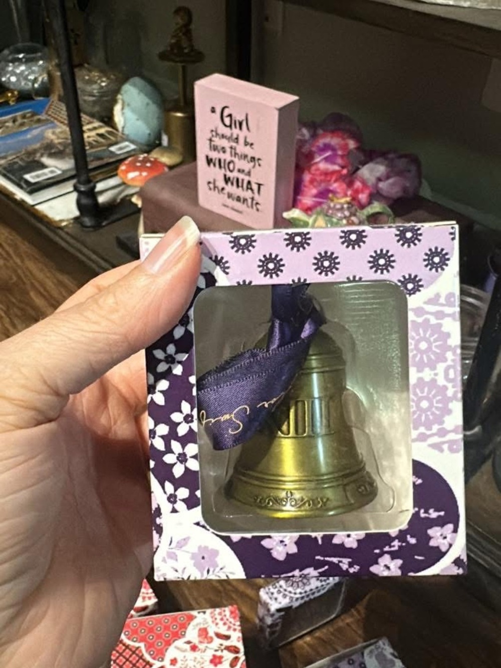 Taylor Swift Speak Now Ornament Bell